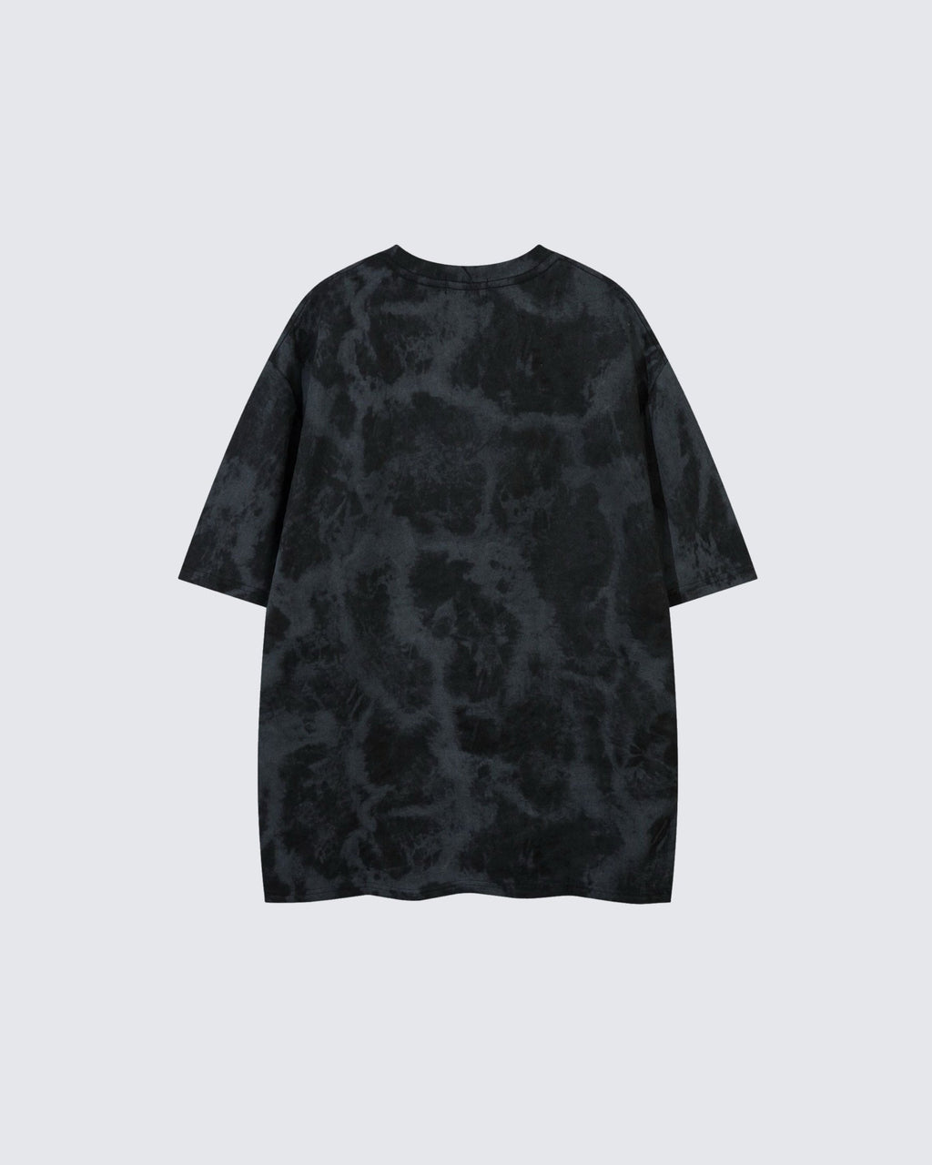 Tie-Dye Tribal Flame Graphic Oversized T-Shirt