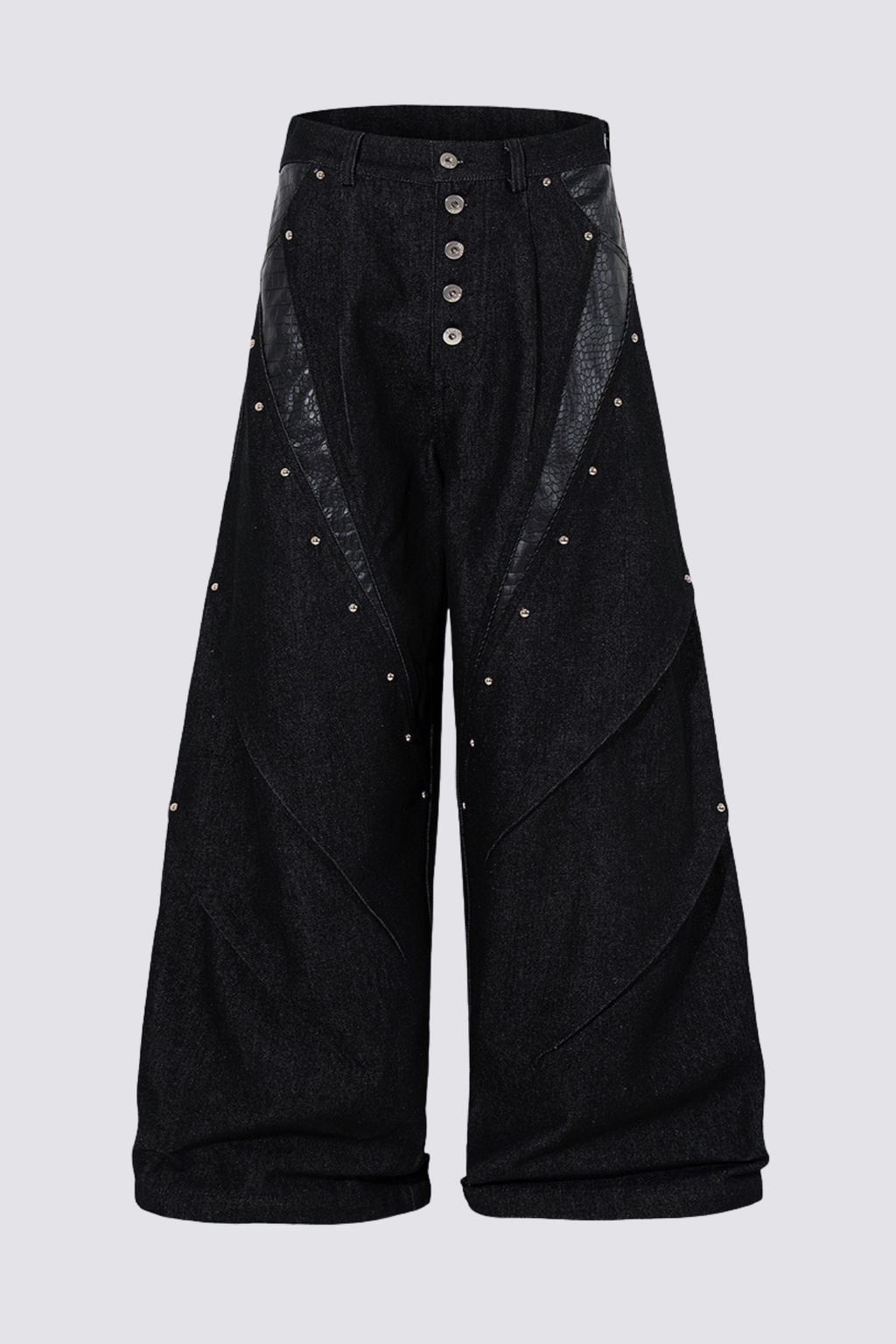 Cold Rivet Wide Leg Jeans