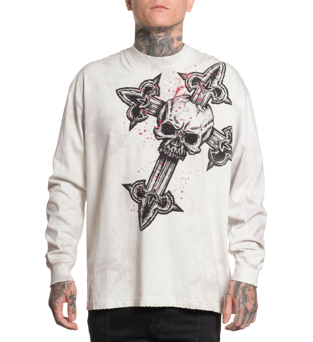 Cross LS Tee