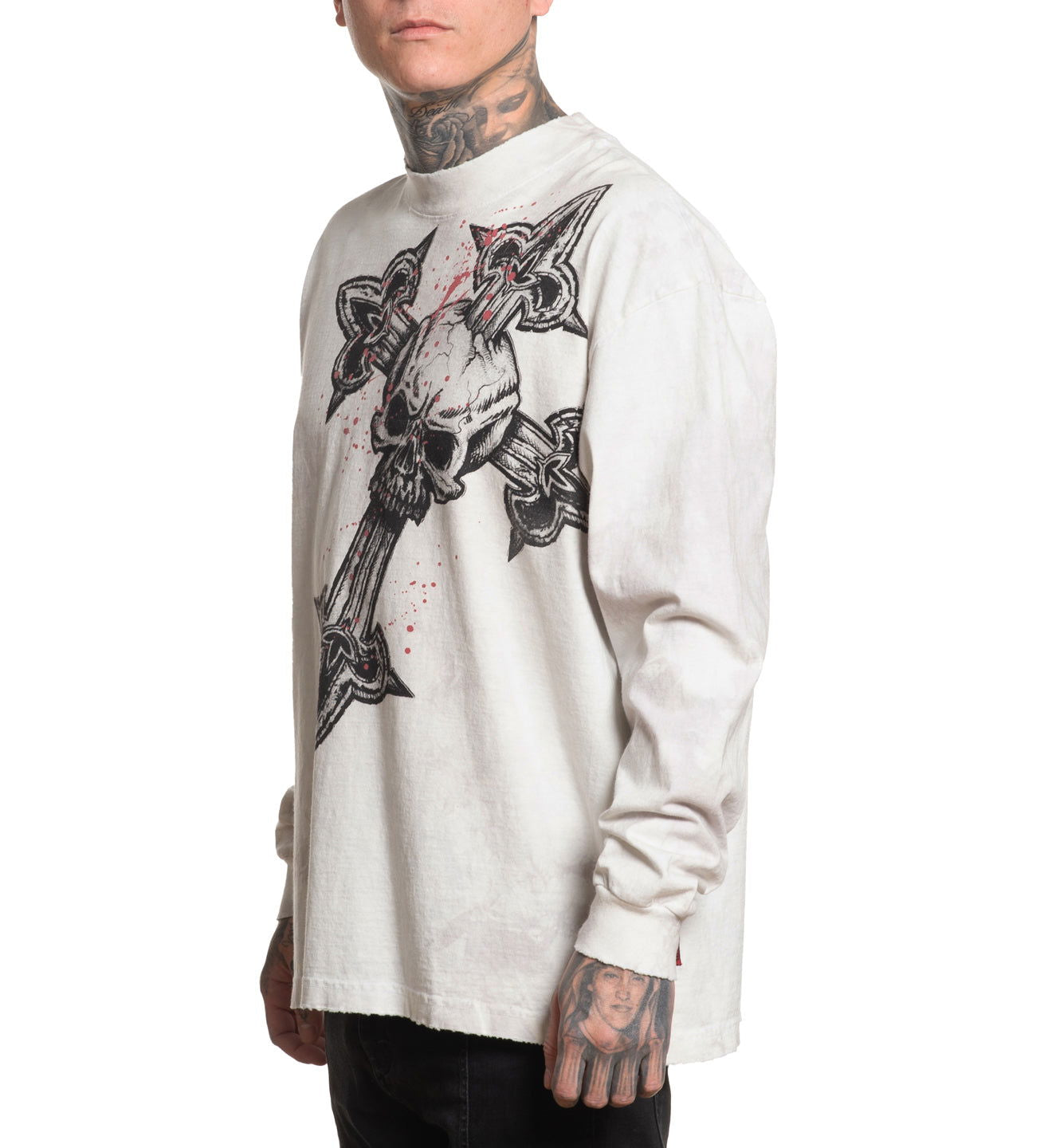 Cross LS Tee