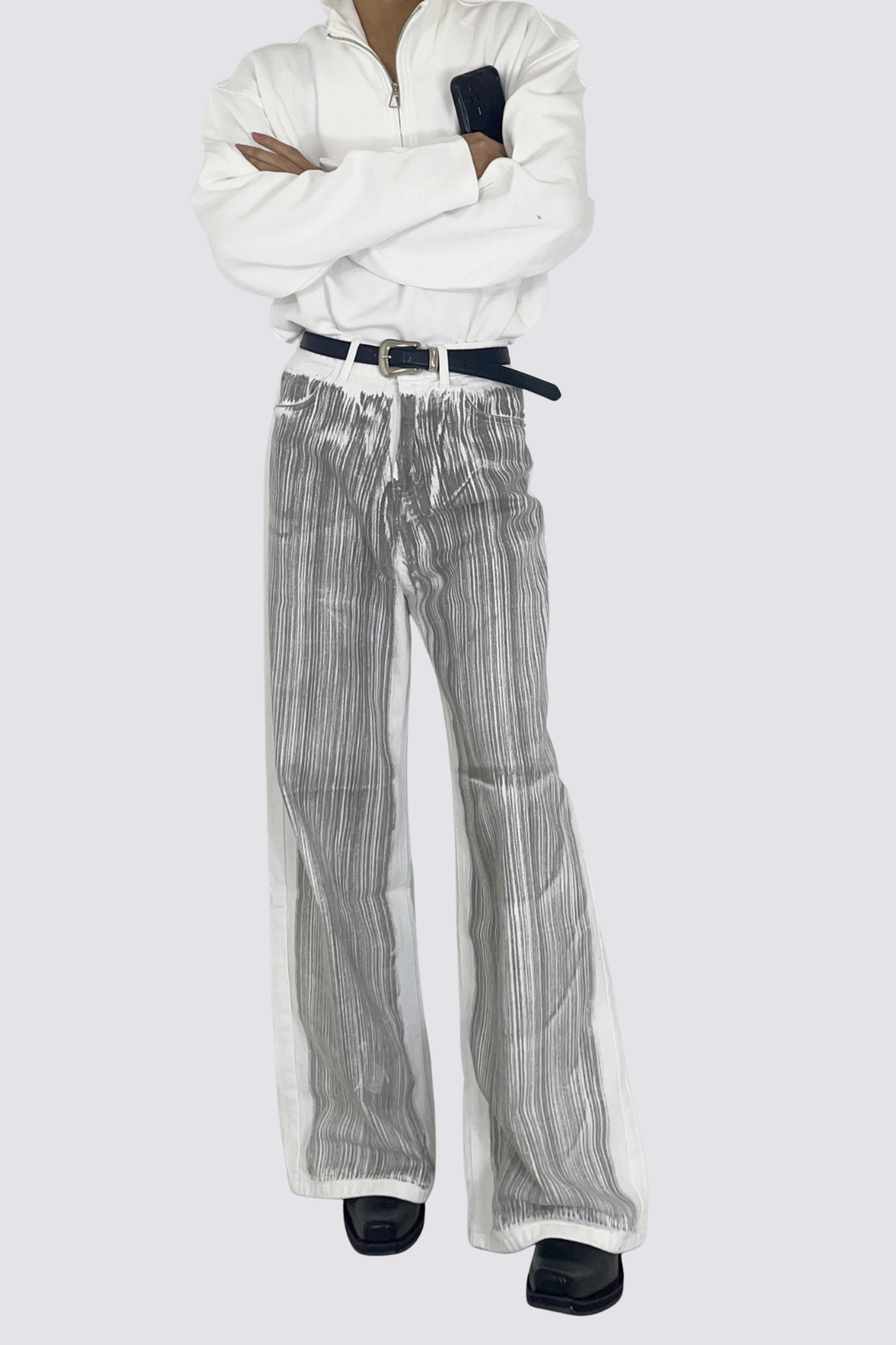 Frame Beat Straight Jeans