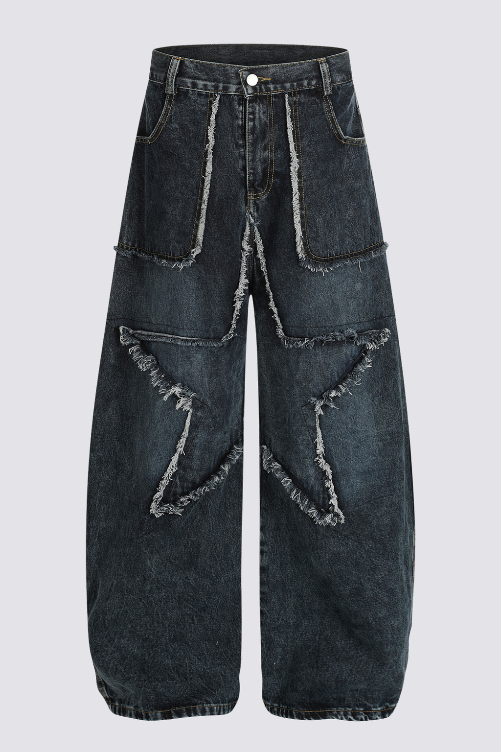Motion Arc Star Wide Leg Jeans
