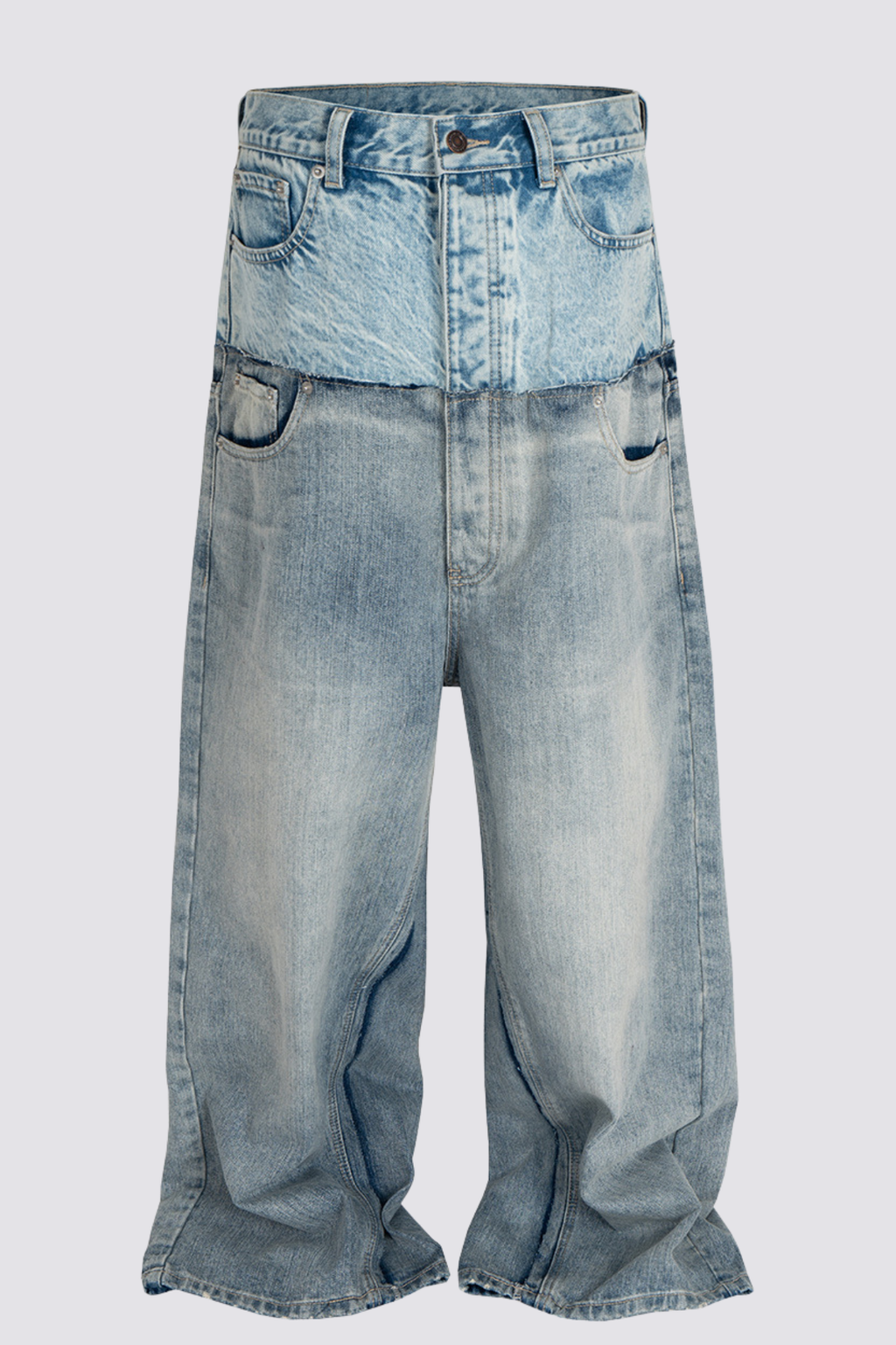 Street Hostility Deconstruct Baggy Jeans