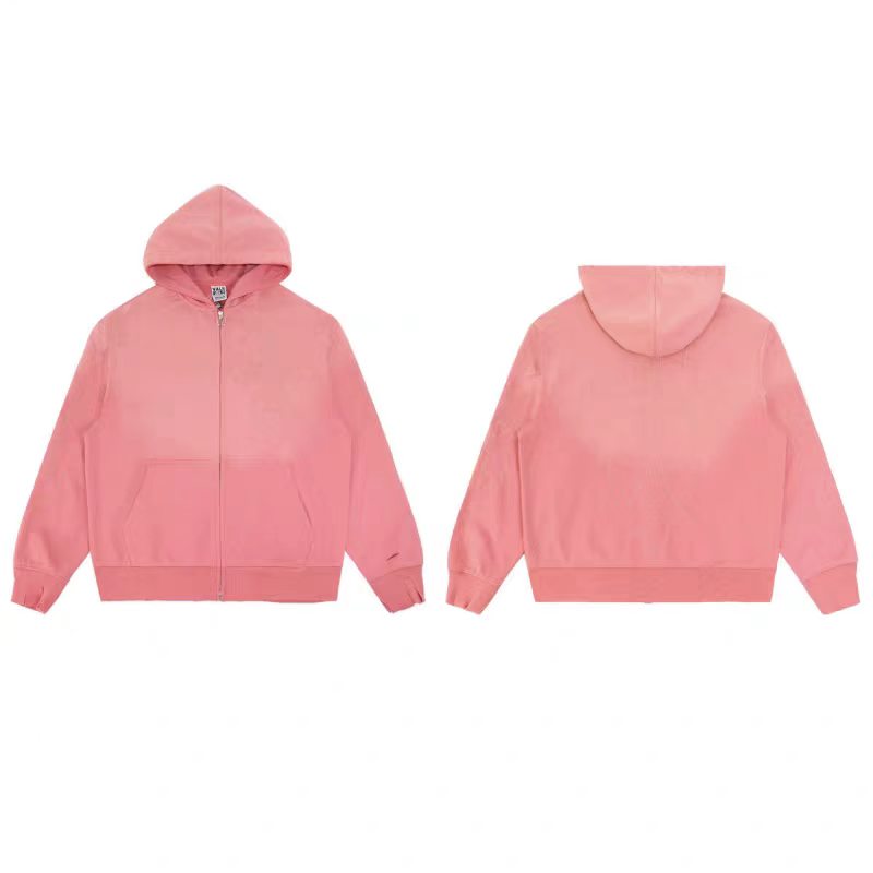 Vale Forever Vintage Minimalist Zip-Up Hoodie & Sweatpants Set - Pink